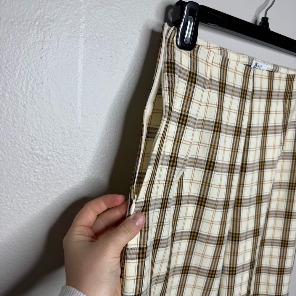 Princess Polly EUROS PANTS YELLOW CHECK - Picture 10 of 12